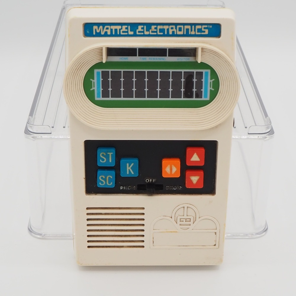 Vintage 1977 Mattel Electronics Football Handheld Game Retro- Tested & Works